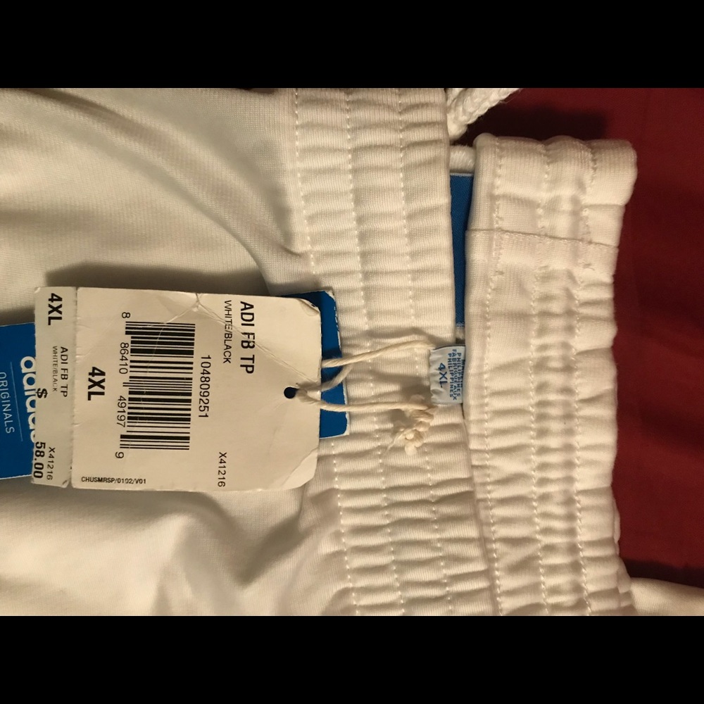 Men’s 4x Adidas joggers white